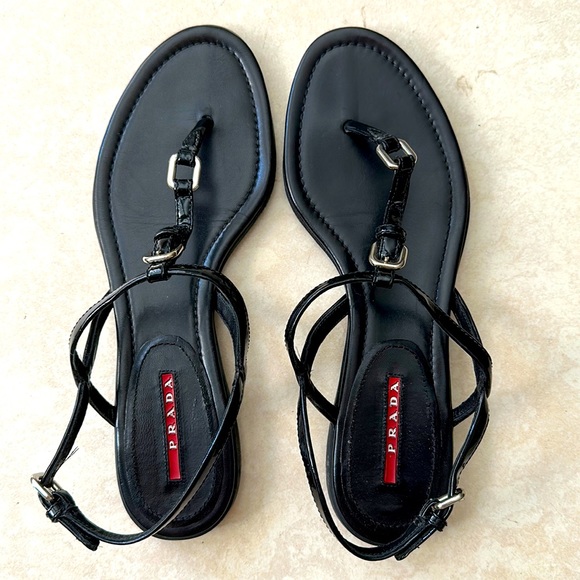 Prada sandals, barely used - Picture 1 of 5
